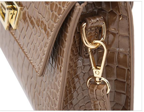 Classic design women's lock bag