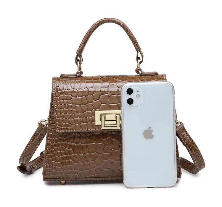 Classic design women's lock bag