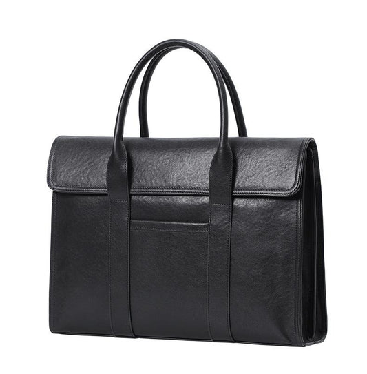 Male cow leather briefcase