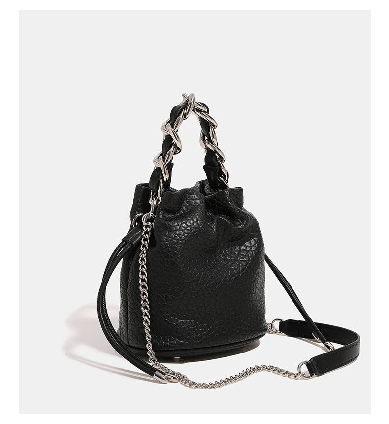 Fashion design drawstring bucket bag