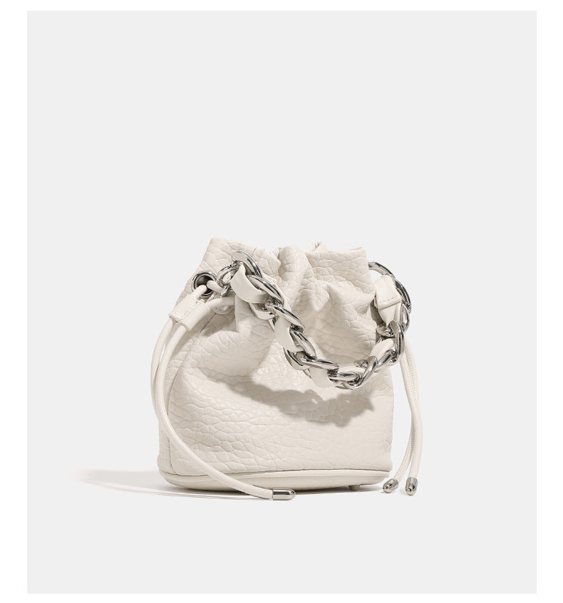 Fashion design drawstring bucket bag