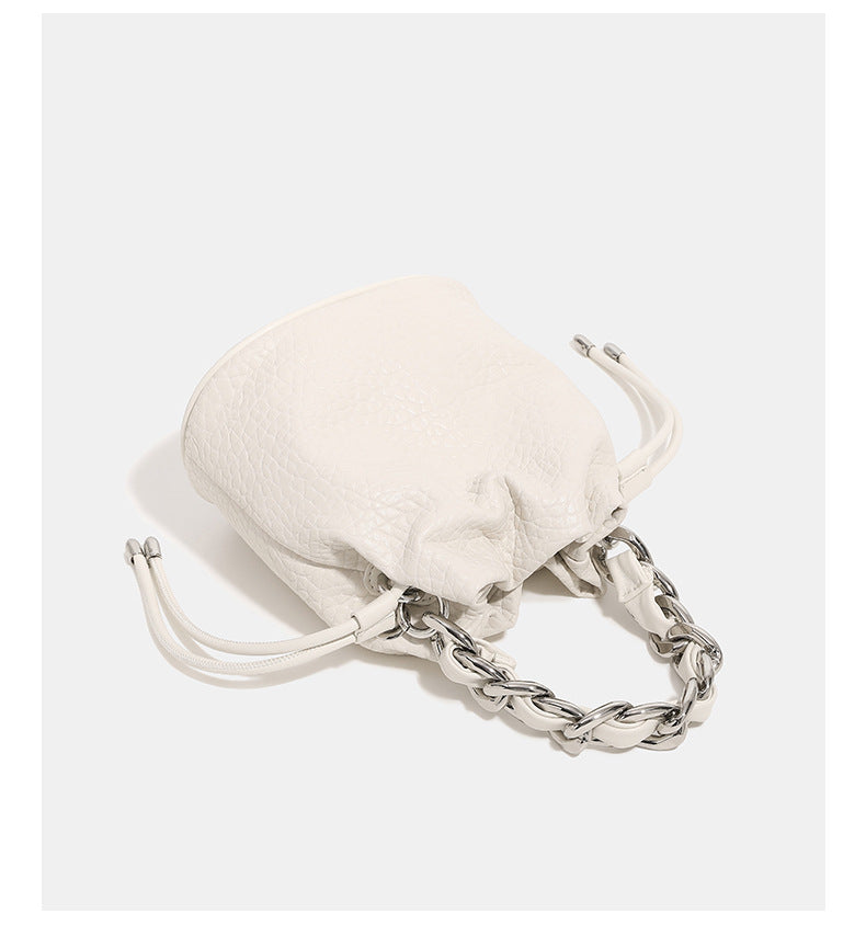 Fashion design drawstring bucket bag