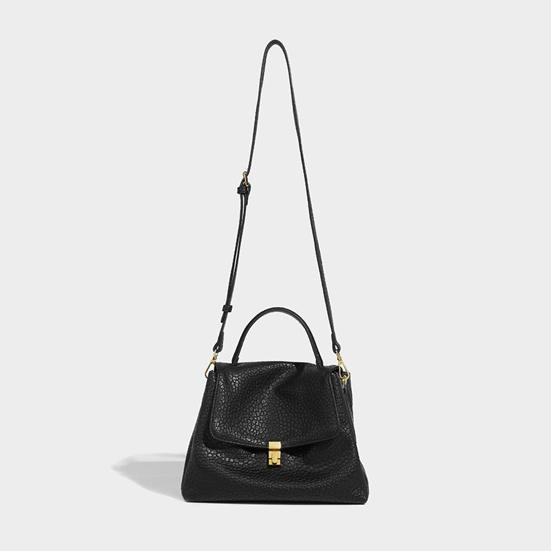 Fashion design vegan leather Kelly bag