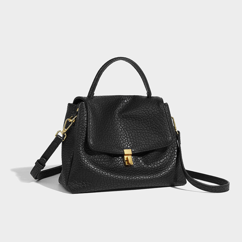 Fashion design vegan leather Kelly bag