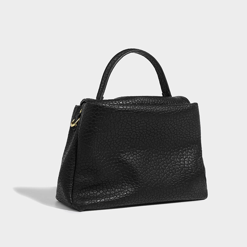 Fashion design vegan leather Kelly bag