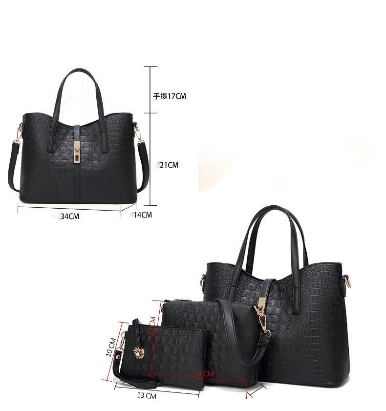 Female 3in1 vegan leather handbag