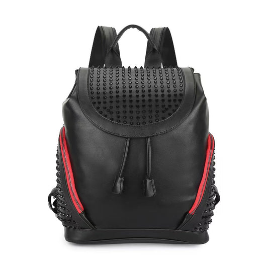 Male large capacity punk style backpack