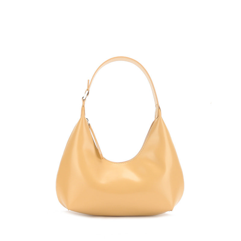 Moon shape shoulder bag