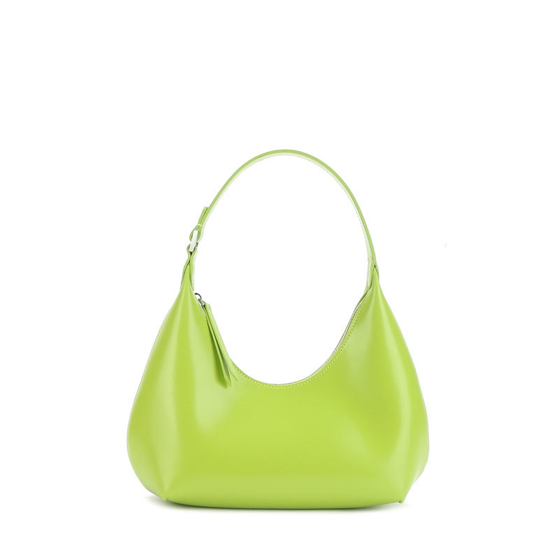 Moon shape shoulder bag