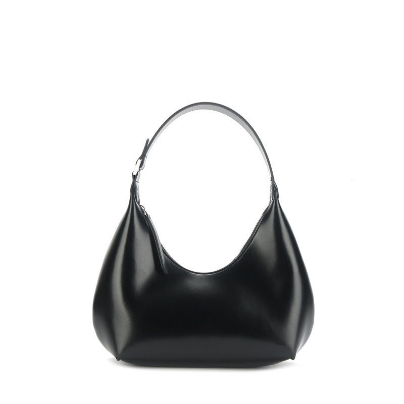 Moon shape shoulder bag