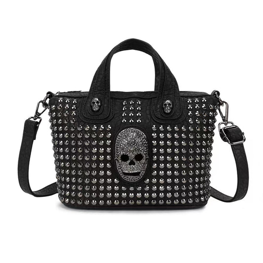 Punk style fashion trend satchel