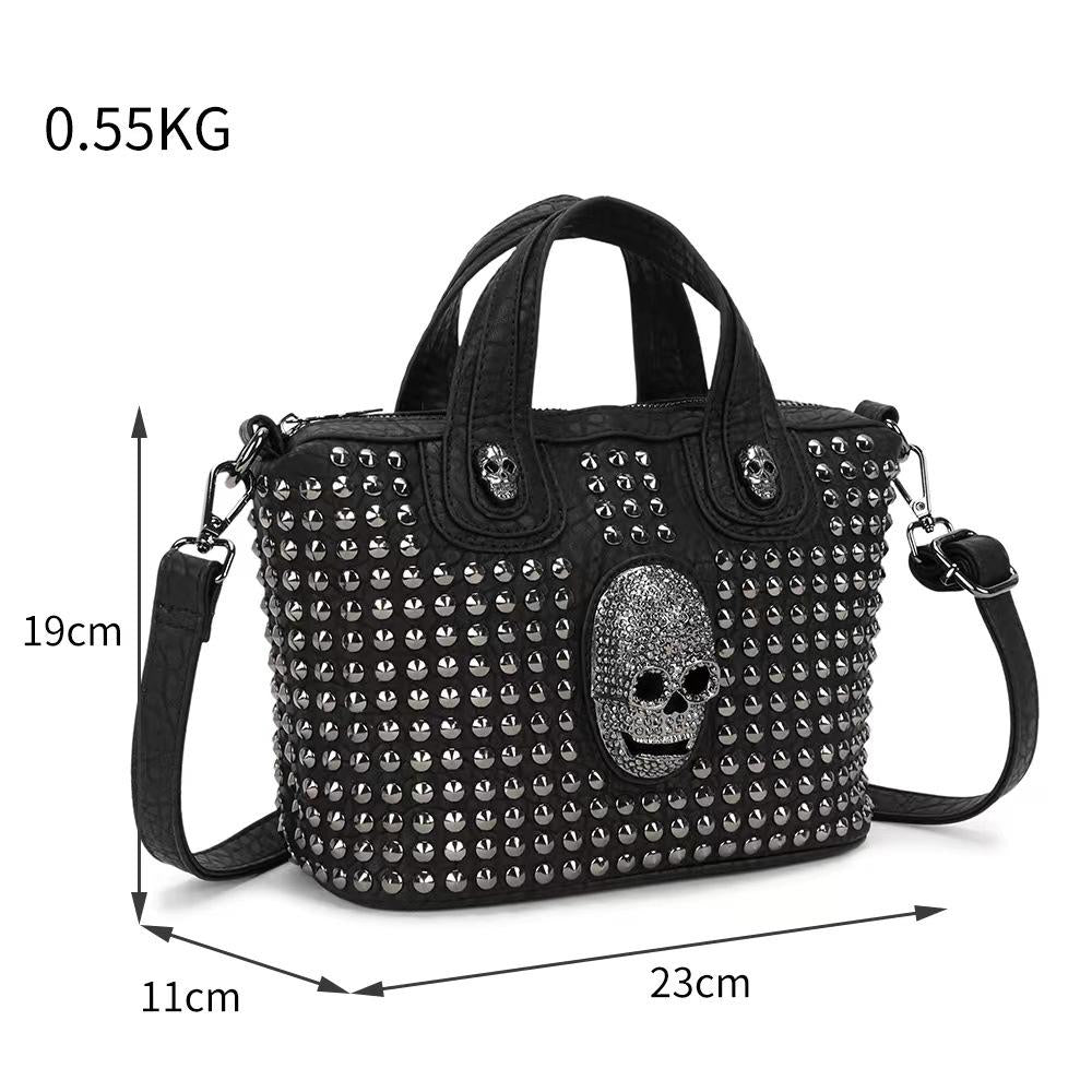 Punk style fashion trend satchel