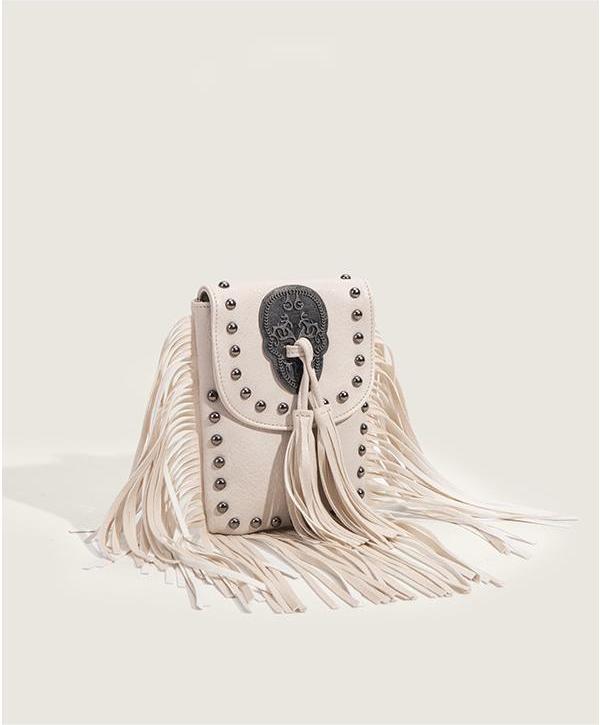 Tassel crossbody mobile phone bag