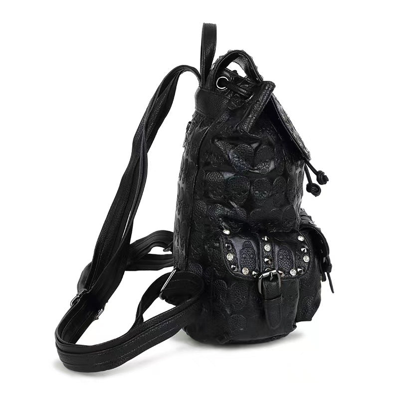 Unisex punk style backpack