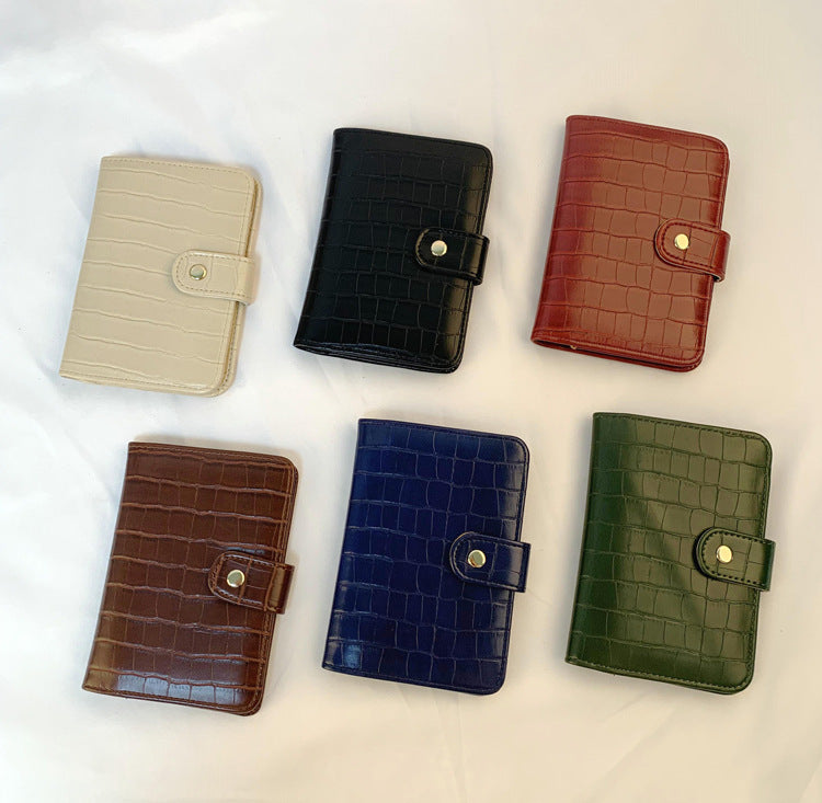 Unisex vegan leather passport holder