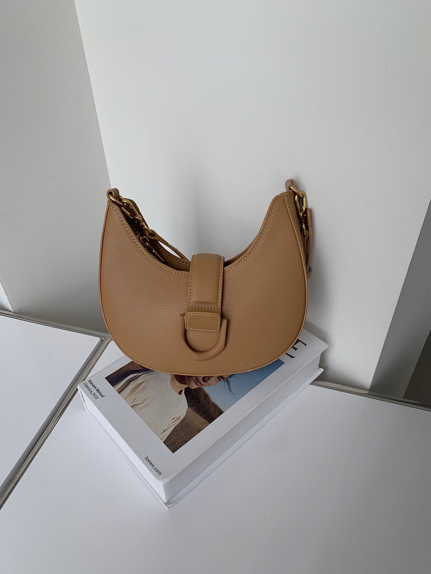 2023 new style leather saddle bag - OEM