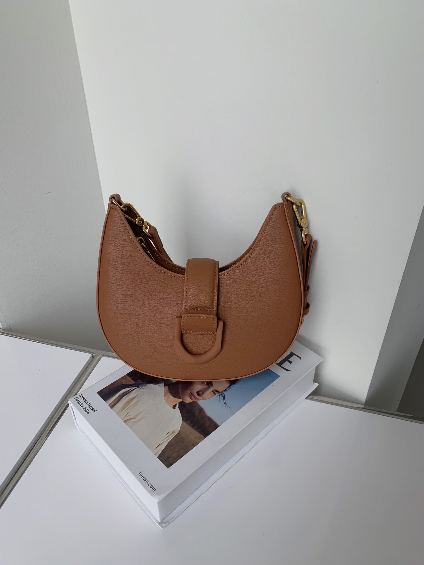 2023 new style leather saddle bag - OEM