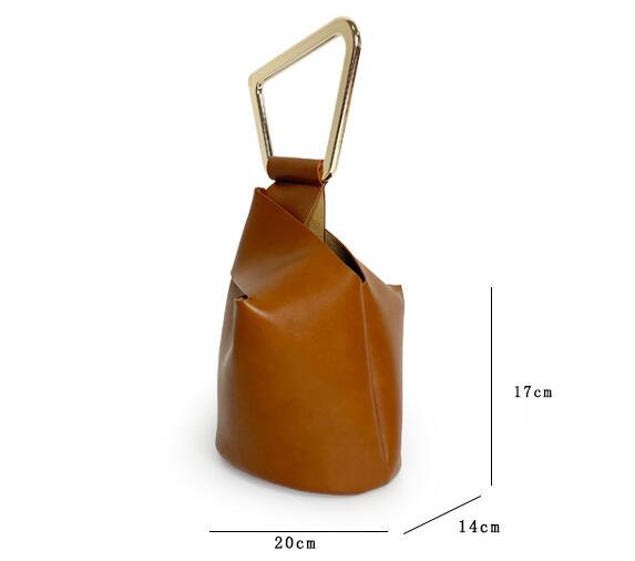 Fashion design wrist bag bucket bag