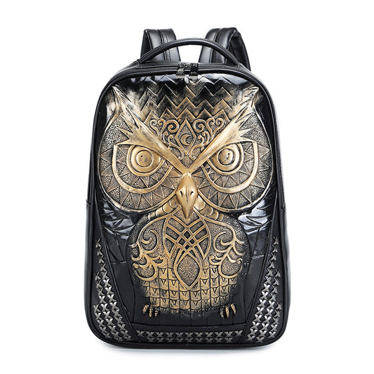 Female punk style backpack