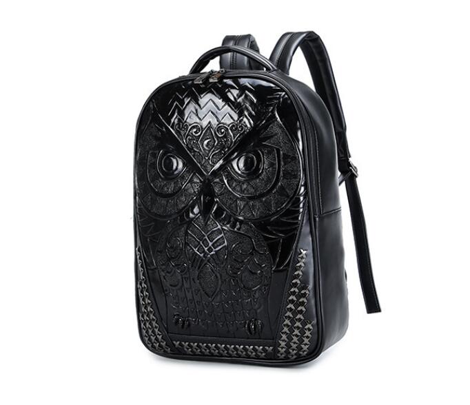 Female punk style backpack