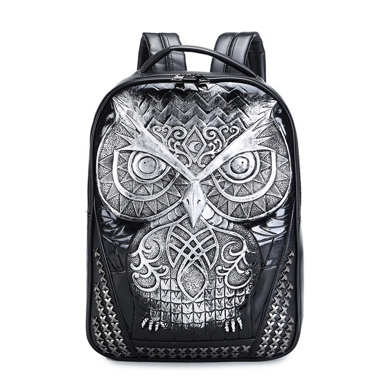 Female punk style backpack