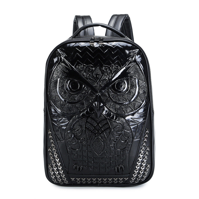 Female punk style backpack