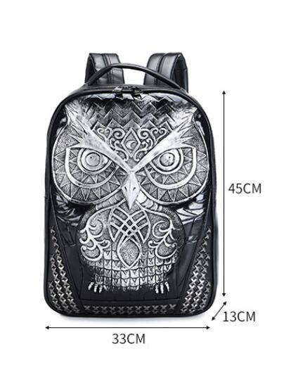 Female punk style backpack