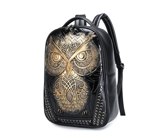 Female punk style backpack