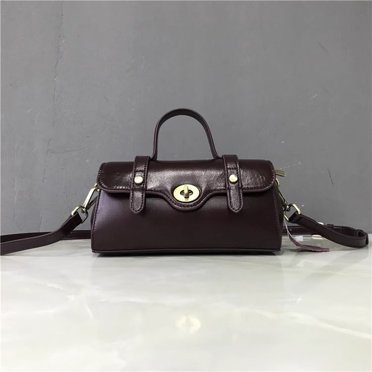 Genuine leather messenger bag factory wholesale