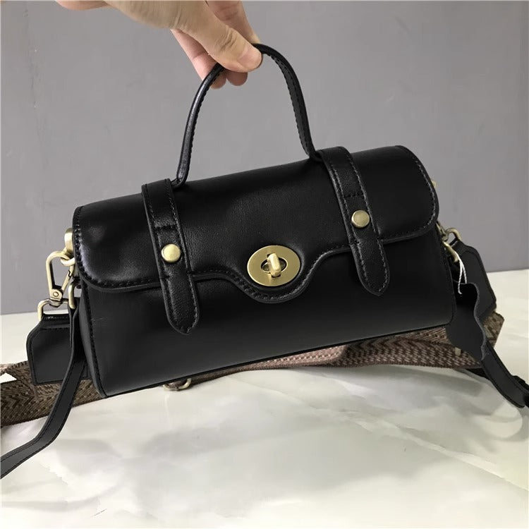 Genuine leather messenger bag factory wholesale