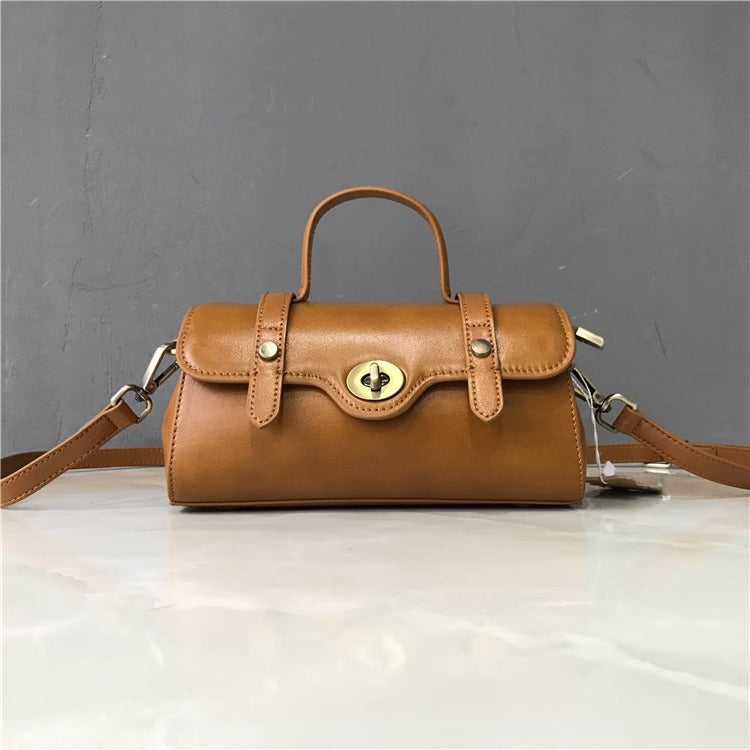 Genuine leather messenger bag factory wholesale