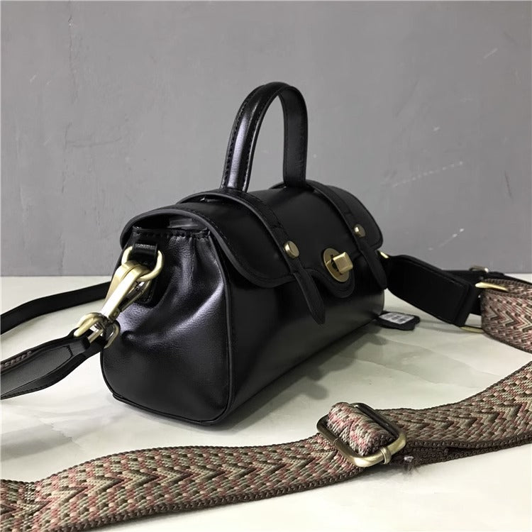 Genuine leather messenger bag factory wholesale