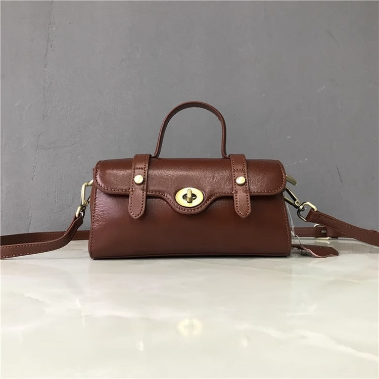 Genuine leather messenger bag factory wholesale