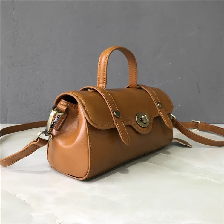 Genuine leather messenger bag factory wholesale