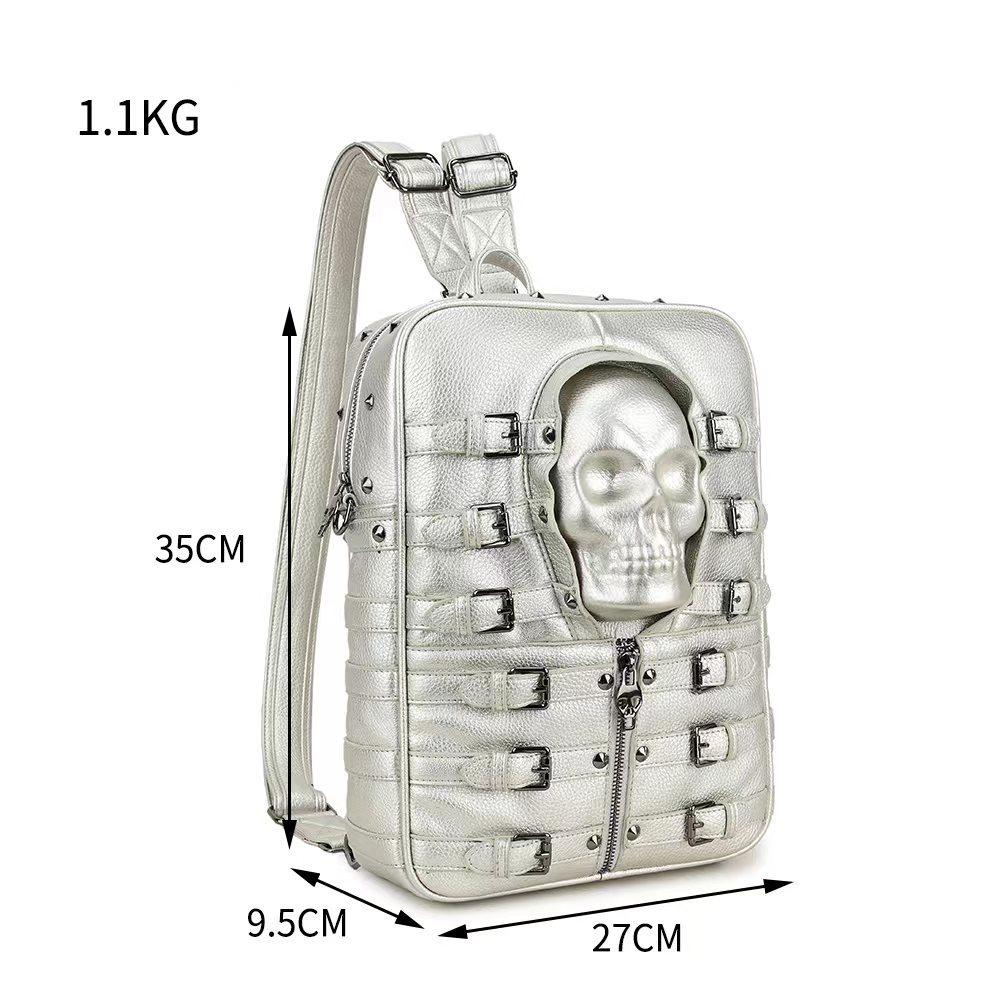 Male punk style backpack