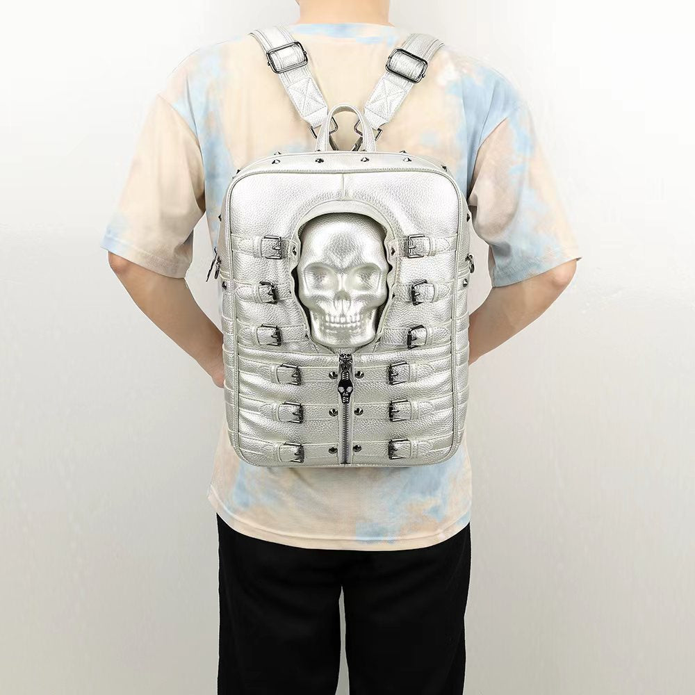 Male punk style backpack