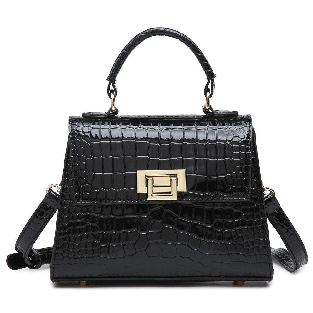 Classic design women's lock bag